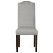 Fairfield Chair Lasso Side Chair Wood/Upholstered in Gray/Brown | 41.25 H x 18.5 W x 24 D in | Wayfair 8857-05_8794 17_Tobacco