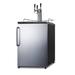 Summit Appliance 5.6 cu. ft. Triple Tap Freestanding Kegerator w/ Adjustable Temperature, in Gray | 33.5 H x 25 W x 23.63 D in | Wayfair