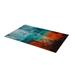 Black/Blue 79 x 39 x 0.31 in Area Rug - East Urban Home Abstract Machine Woven Polyester Area Rug in Polyester | 79 H x 39 W x 0.31 D in | Wayfair