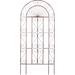 Wildon Home® Octavia 75" H x 40" W Steel Arched Trellis Metal/Steel in Green | 75 H x 40 W x 1 D in | Wayfair B8D7CA236B824D03ADB577323CE9F5FE