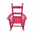 Harriet Bee Guinto Rocking Chair Wood in Pink | 23.23 H x 18.9 W x 14.17 D in | Wayfair 324165D9852C4D7FA8F55B0888FF0B5A