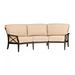 Woodard Andover 106" Wide Outdoor Patio Sofa w/ Cushions Metal in White | Wayfair 510464-48-05Y