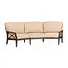 Woodard Andover 106" Wide Outdoor Patio Sofa w/ Cushions Metal in Gray | Wayfair 510464-70-05Y