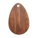 Creative Co-Op Oblong Acacia Wood Charcuterie Or Cutting Board w/ Handle Wood in Brown | 14 W in | Wayfair DF7256