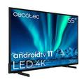 Cecotec TV LED 55" Smart TV A -Serie ALU00055. 4K UHD, Android 11, MEMC, Integrated Chromecast, Dolby Vision und Dolby Atmos, HDR10, Modell 2023