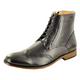 My Perfect Pair Men's Italian Style Leather Lined Chelsea Ankle Chukka Brogue Boots, Black UK Size 12 / EU Size 46