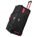 Rocklands® Lightweight Luggage Rolling Holdall Suitcase Wheeled Duffle Bag Cargo Travel Bag RL501 (Red/Black, Medium - 28" (H74 x L37 x W36 cm))