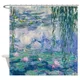 Rideau de Douche en Tissu Décoratif Design Water CAN ies Claude Monet Fine Art