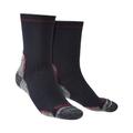 Bridgedale - Mens Hiking Lightweight Boot Socks - Navy / Red Nylon - Size UK 9-11