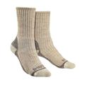 Bridgedale Womens - Ladies Hiking Midweight Merino Wool Socks - Natural - Beige - Size 3-4.5 (UK Shoe)