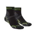 Bridgedale - Mens Running Lightweight Merino Wool Socks - Black - Size UK 9-11