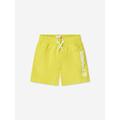 Timberland Boys Logo Swim Shorts In Lime Size 5 Yrs