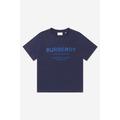 Burberry Kids Boys Cotton Jersey Logo T-shirt Size 10 Yrs