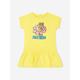 Moschino Kids Baby Girls Teddy Flower Dress In Yellow Size 2 Yrs