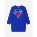 KENZO KIDS Girls Embroidered Elephant Sweater Dress Size 8 Yrs