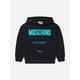 Moschino Kids Boys Couture Logo Hoodie Size 4 Yrs