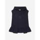 Moncler Enfant Girls Sleeveless Hooded Dress In Navy Size 14 Yrs