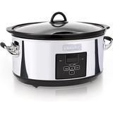 7 Quart Slow Cooker with Programmable Controls and Digital Timer, Polished Platinum
