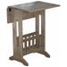 Oak Mission Magazine Rack Drop Leaf Table