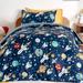 Sleep Zone Rocket Galaxy Comforter Set, Microfiber | Full/Queen | Wayfair S220AG1BZFQ