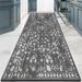 White 47 x 31 x 0.39 in Area Rug - East Urban Home McCoole Oriental Machine Woven Area Rug in Black/Gray | 47 H x 31 W x 0.39 D in | Wayfair