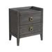 Red Barrel Studio® 2 - Drawer Solid Wood Nightstand in Gary Wood in Brown | 28.25 H x 24 W x 18 D in | Wayfair 19A6D05708874706BE00A74582998D4A