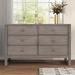 Red Barrel Studio® Fayston 6 - Drawer Accent Chest Wood in Gray | 30 H x 47.8 W x 18.9 D in | Wayfair F5328991C43A403F88E1AB9E74BA1A4C