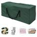 Garden Furniture Cushion Storage Bag Sun Protection Tear-Resistant Heavy Duty 210D Oxford Cloth Furniture Bag 46 x 18 x 20inch Christmas Tree Storage Bag for Outdoor Patio Green