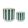 Melrose Pot (Set of 2) 4 D x 4 H 5.5 D x 5.75 H Dolomite