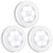 6/3pcs Motion Sensor Light Cordless Battery-Powered LED Closet Light Stick On Anywhere LED Cabinet Lights Auto on/off Wireless Night Light for Stair Bedroom Kitchen White