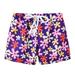 B91xZ Toddler Shorts Summer Toddler Boys Girls Cartoon Floral Printed Sport Shorts Kids Beach Shorts Pink Size 3 Year