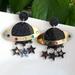 Fashion Creative Resin Spaceship UFO Acrylic Earrings Drop Dangle Earrings