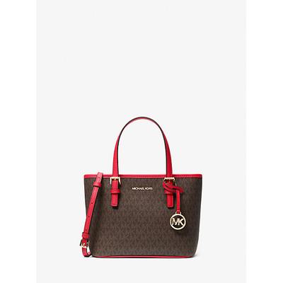 Michael Kors Bags | Michael Kors Jet Set Travel Extra-Small Top Zip Tote Bag Red | Color: Gold/Red | Size: Os | Vans_Shop's Closet