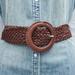 American Eagle Outfitters Accessories | American Eagle Outfitters Woven Leather Belt S/M | Color: Brown | Size: Os