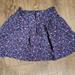 American Eagle Outfitters Skirts | American Eagle Floral Skater Girl Skirt Xs | Color: Purple | Size: Xs