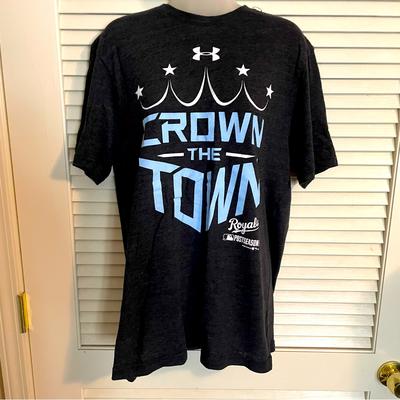 Under Armour Tops | Kc Royals - Crown The Town - Loose Large Tee | Color: Blue/Gray | Size: L