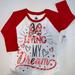 Disney Shirts & Tops | Girl's Living My Dream Disney Shirts Featuring Minnie Mouse's Bow - Size Xs Or M | Color: Red/White | Size: Various