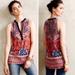 Anthropologie Tops | Anthropologie By Vanssa Virginia 'Finn' Sleeveless Silk Tunic Tank Top | Color: Pink/Red | Size: S