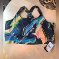 Nike Tops | Nike Aurora Marbled Plus Size Tank With Shelf Bra 3x Nwt | Color: Blue | Size: 3x