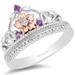 Disney Jewelry | Enchanted Disney Diamond Rapunzel Ring | Color: Gold/Silver | Size: Various