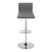 Wade Logan® Betuel Swivel 32.75" Bar Stool Upholstered/Leather/Metal/Faux leather | 17.5 W x 19.5 D in | Wayfair 82FEFDBC734E4C1582FA61986DBC8C09