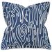 Clearview Faux Bois Euro Sham Cotton Blend in Blue Thom Filicia Home Collection by Eastern Accents | 27 H x 27 W x 8 D in | Wayfair 7KA-TF-EUS-45