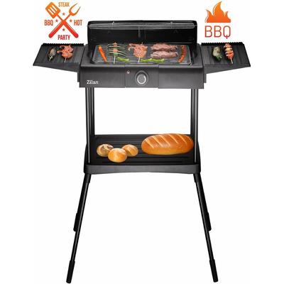 2in1 Standgrill Elektrogrill Tischgrill Partygrill 2400 Watt - Zilan Image