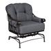 Woodard Derby Spring Lounge Chair w/ Cushions, Leather in Gray | 39 H x 34.75 W x 37 D in | Outdoor Furniture | Wayfair 4T0265-72-24T