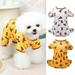Waroomhouse Pet Clothes Soft Durable Hemming Cartoon Pictures Comfortable Little Bear Print Keep Warm Wrap Belly Four Leggings Pet Costume for Teddy