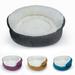 Waroomhouse Pet Bed Round Shape Ultra-Thick Non-Fading Washable Friendly to Skin Keep Warm PP Cotton Pet Dog Cat Sofa Bed Winter Warm Nest Supplies Pet Supplies