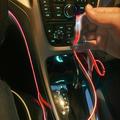 NKOOGH Interior Neon Light Strips for Cars Line Light Luminous Car Atmosphere Light Car Interior Decoration LED Guide Car Interior Accessories