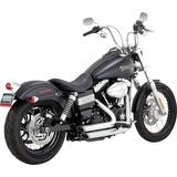 Vance & Hines Chrome Shortshots Staggered Exhaust System (17327)