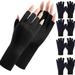 4 Pairs UV Gloves for Gel Nails UV Protection Gloves for Gel Nail Lamp Manicure Fingerless Anti UV Gloves Nail Art Skin Care UV Shield Fingerless Gloves for Protecting Hands from Nails UV Light