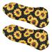 2pcs Car Seat Cover Universal Sunflower Printed Design Auto Seat Cover Wear Resistant Dustproof Car Seat Protector Mat Car Interior Accessory (Two Seat)
